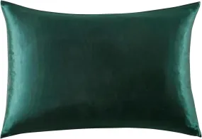 100% Mulberry Silk Anti-Wrinkle Pillowcase - Emerald Green by Gioia Casa