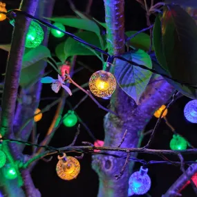 12m 100 LEDs Globe Multicolor | Outdoor Solar String Lights