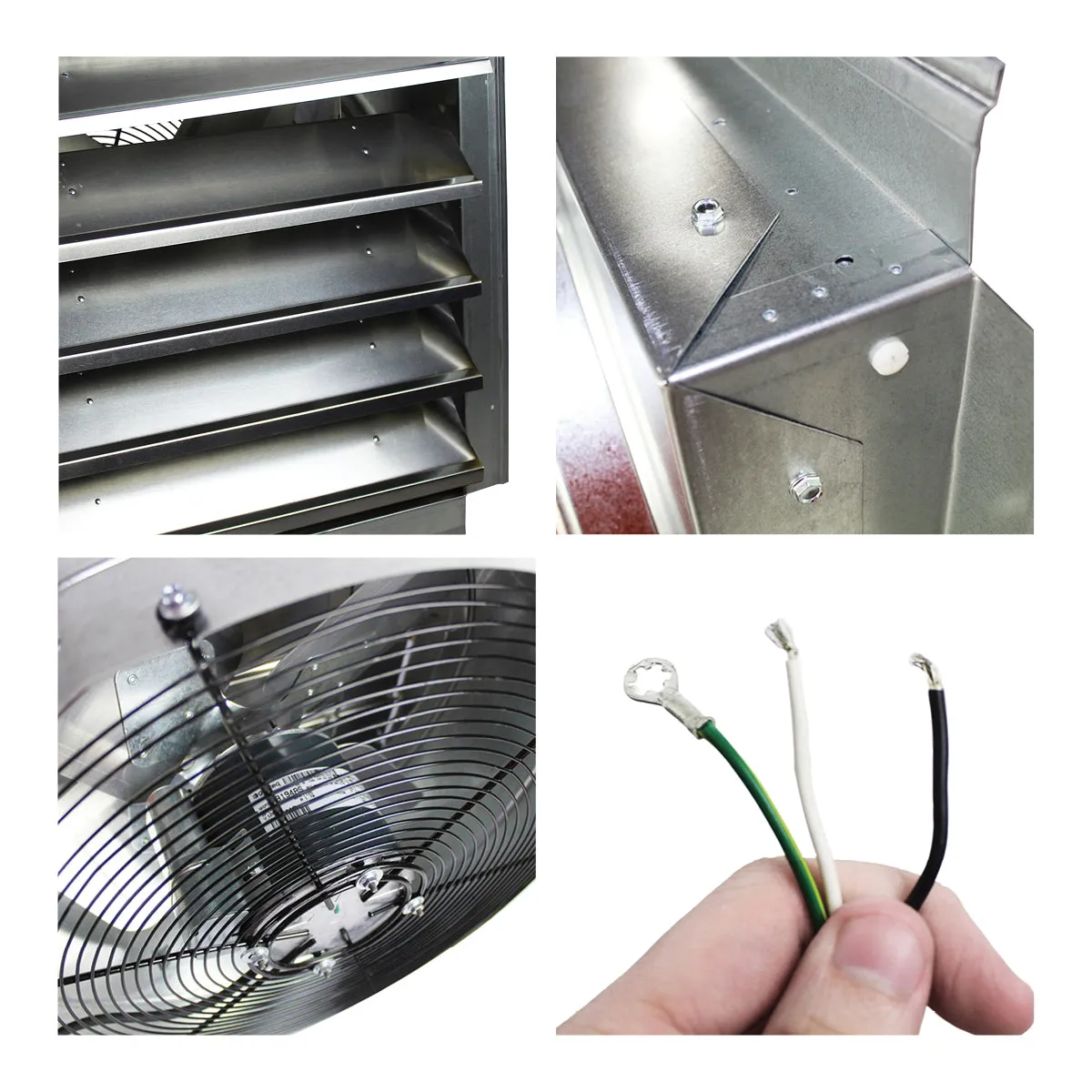 18 In. Heavy Duty Exhaust Fan with Automatic Shutter