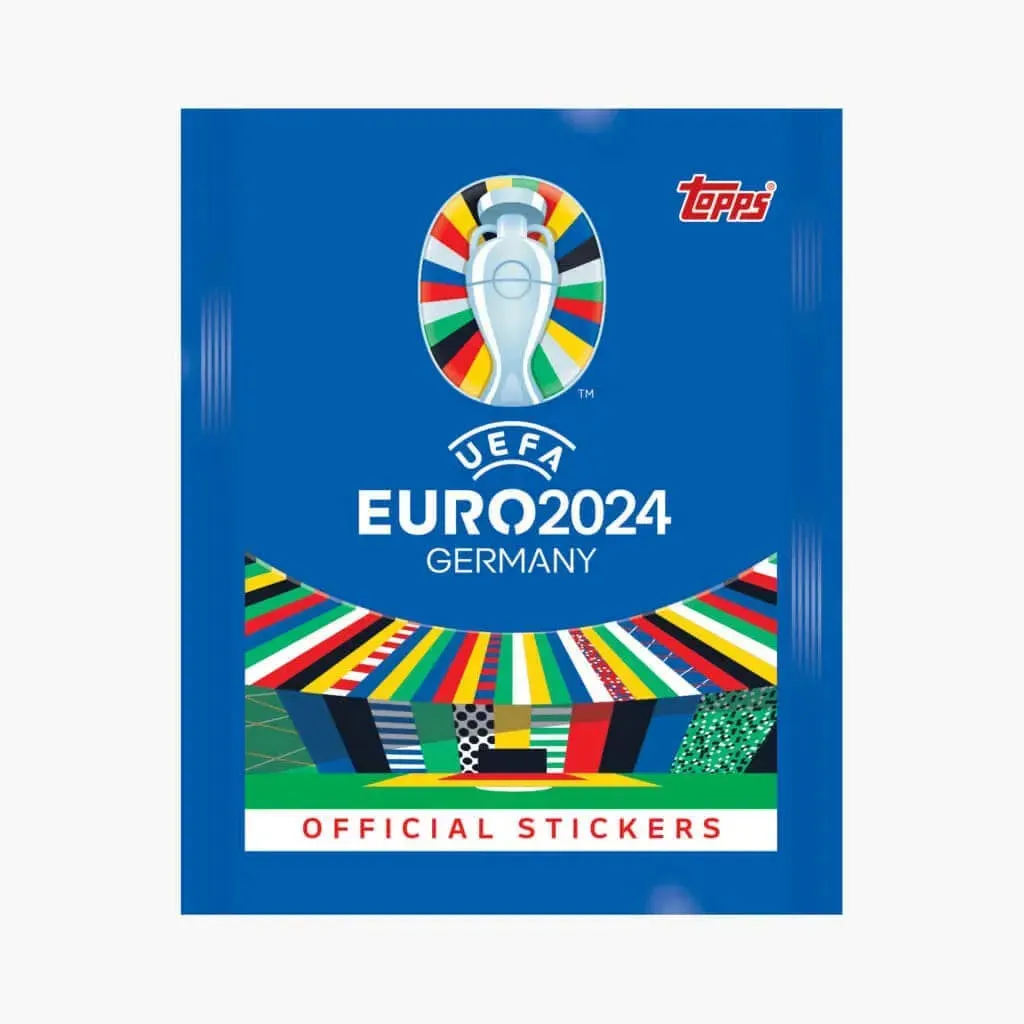 2024 Topps UEFA Euro Stickers PACK (6 Stickers Each)