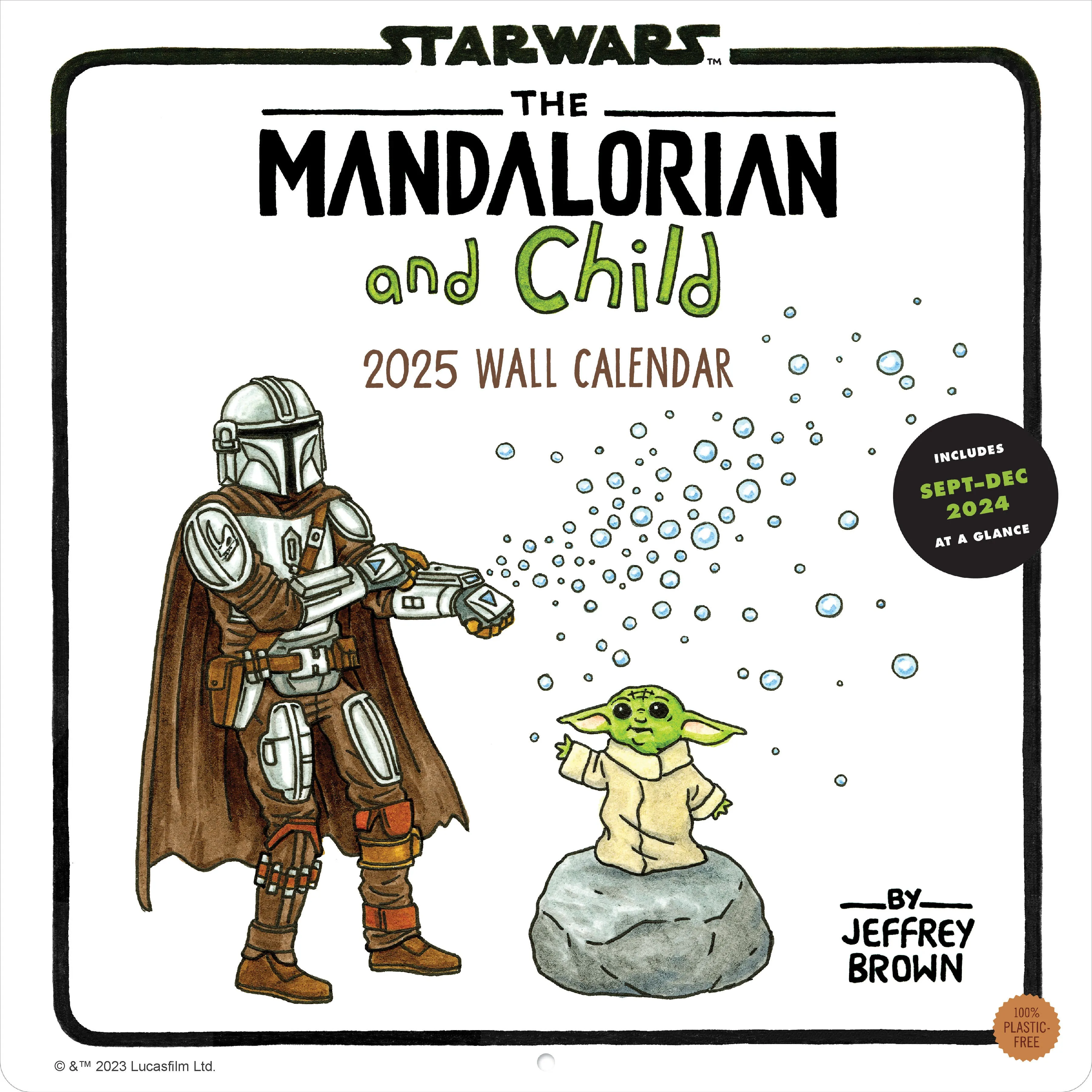 2025 The Mandalorian and Child Wall Calendar