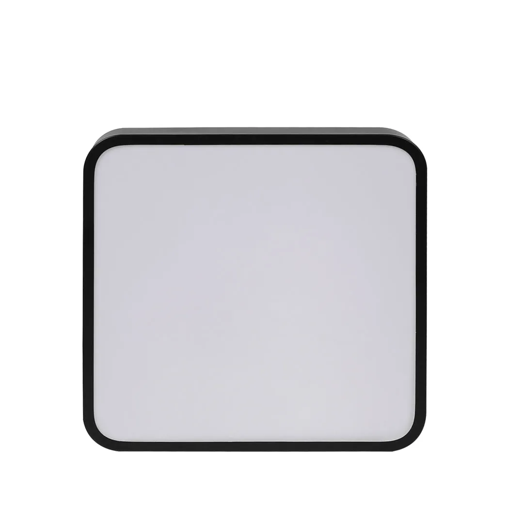 3-Colour Ultra-Thin 5cm Led Ceiling Light Modern Surface Mount 54W - Black