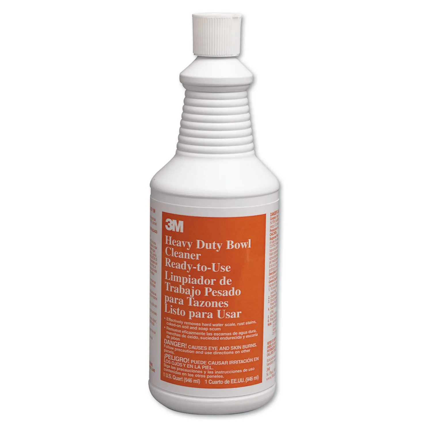 3M Heavy-Duty Bowl Cleaner, Liquid, 1 Qt. Bottle - MMM34764