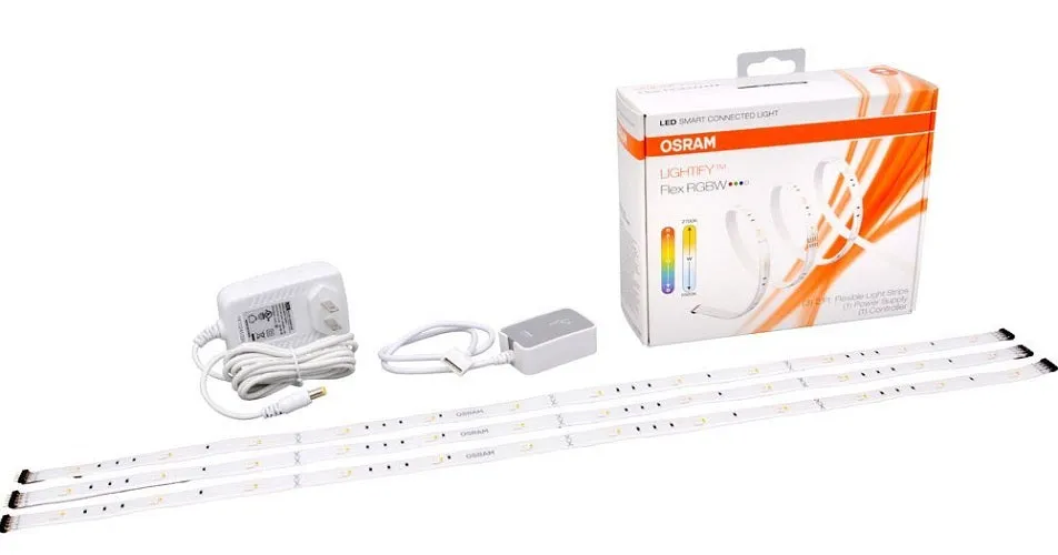 3PK - Sylvania LED RGBW Tunable Light Flex Strip Kit Lightify Smart Home