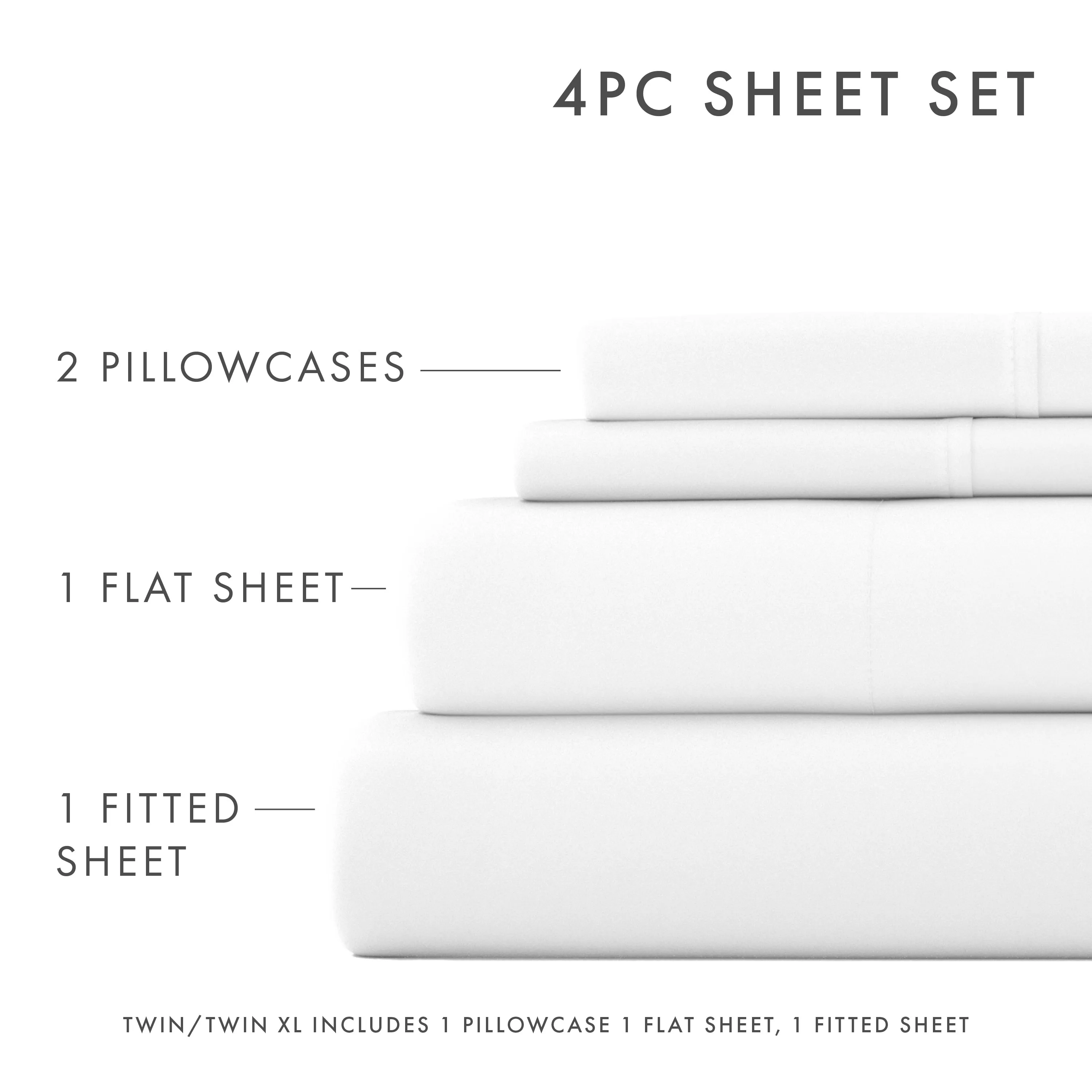 4-Piece Essential Spring Sheet Set (Sale)