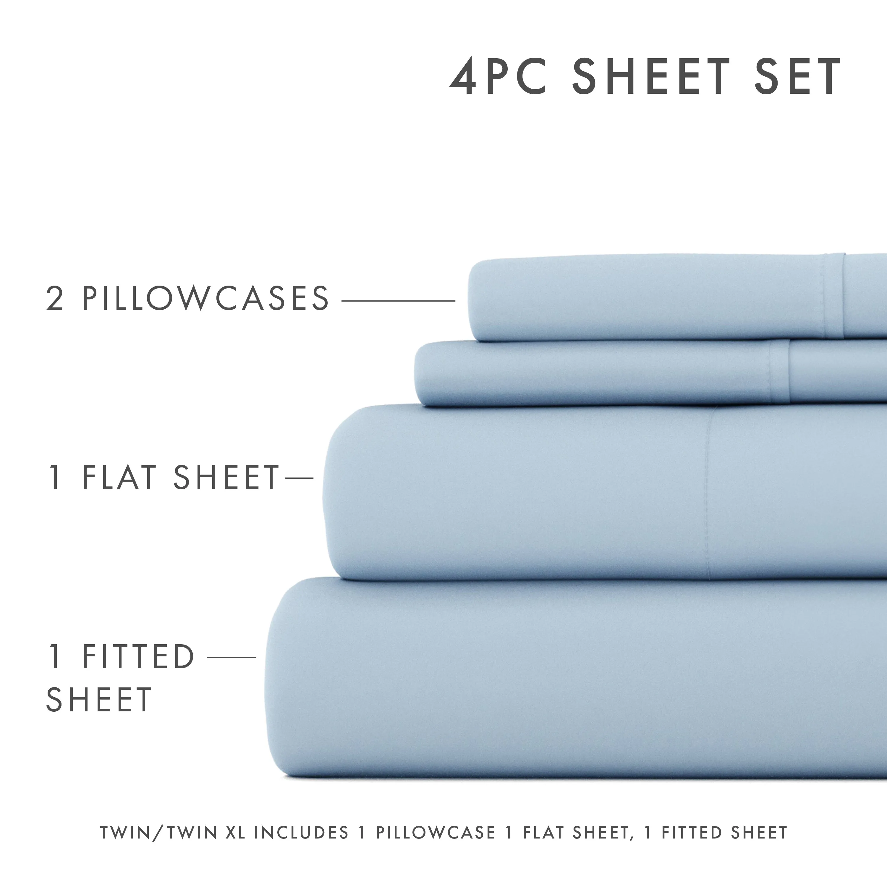 4-Piece Essential Spring Sheet Set (Sale)