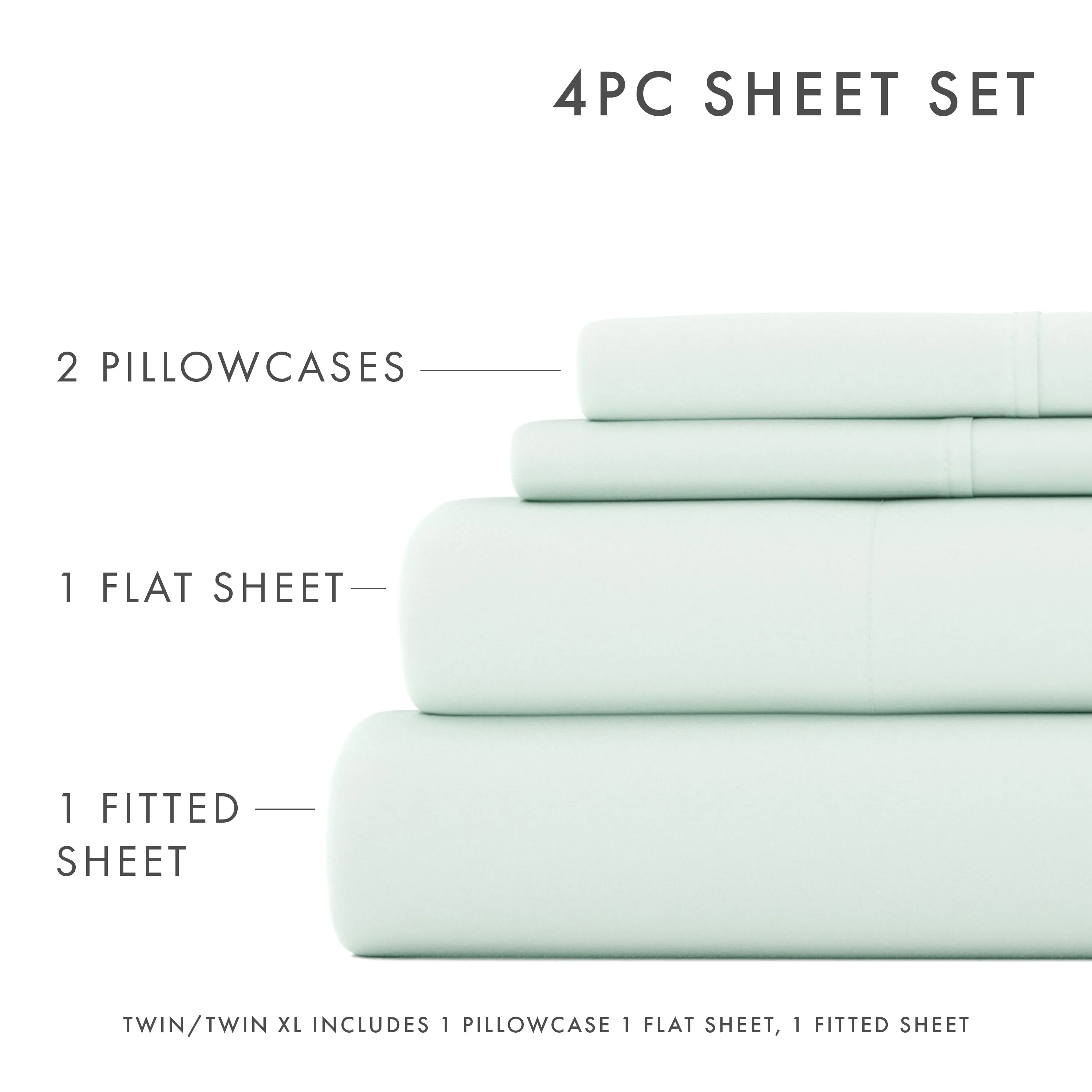 4-Piece Essential Spring Sheet Set (Sale)