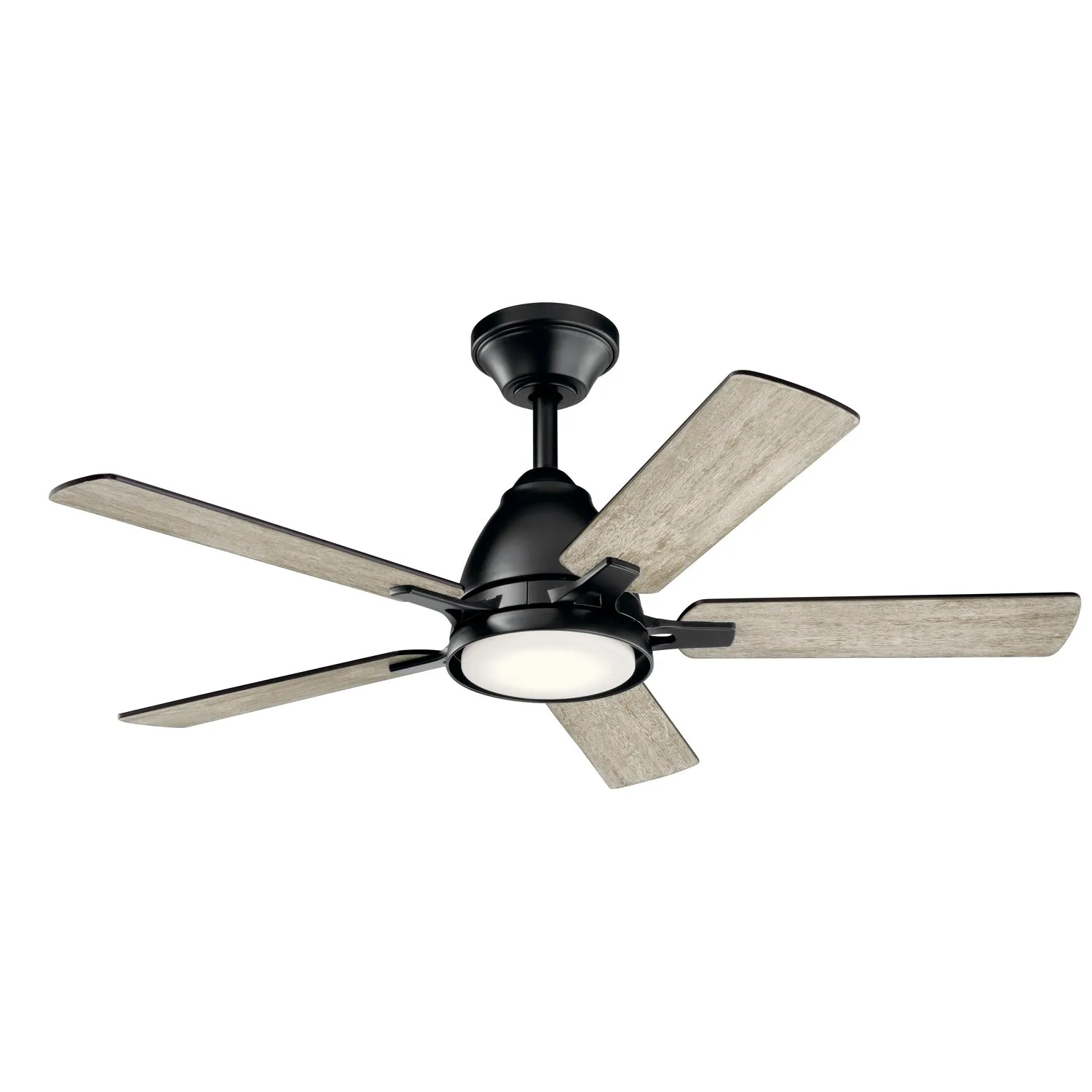 44"Ceiling Fan from the Arvada Collection in Satin Black Finish by Kichler