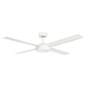 52" (1320mm) Laguna AC Ceiling Fan with ABS 4-Blades in White