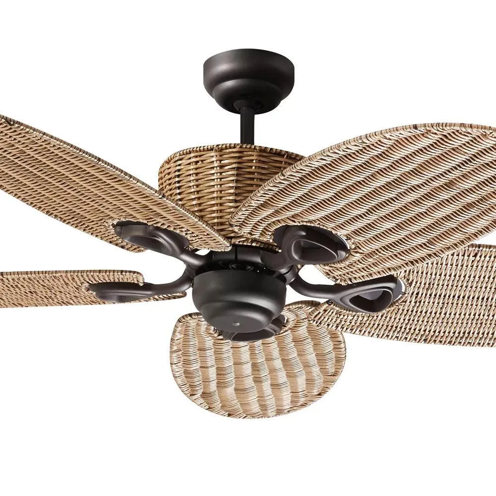 52" Hamilton AC Ceiling Fan Old Bronze MHF135OB Martec Lighting