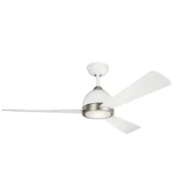 56"Ceiling Fan from the Incus Collection in White Finish by Kichler