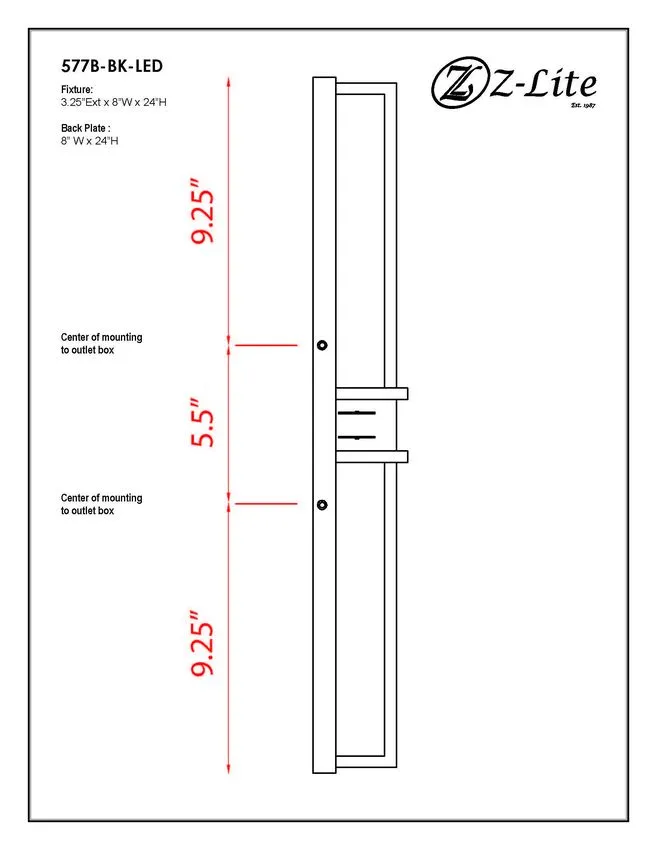 577B-BK-LED