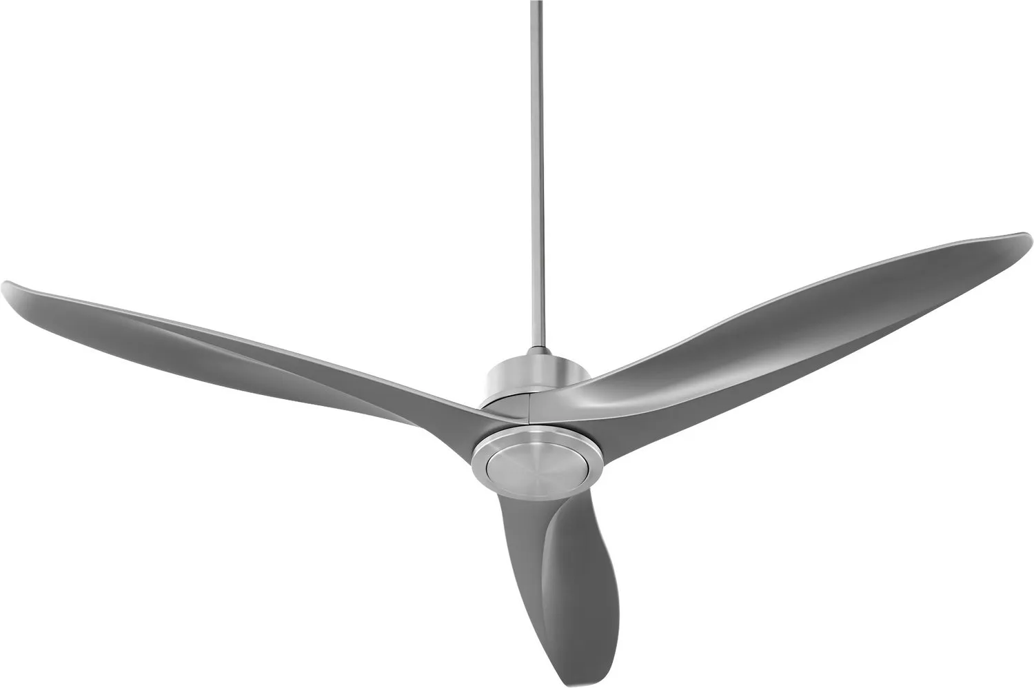 60" Ceiling Fan from the Kress Collection in Satin Nickel Finish by Quorum