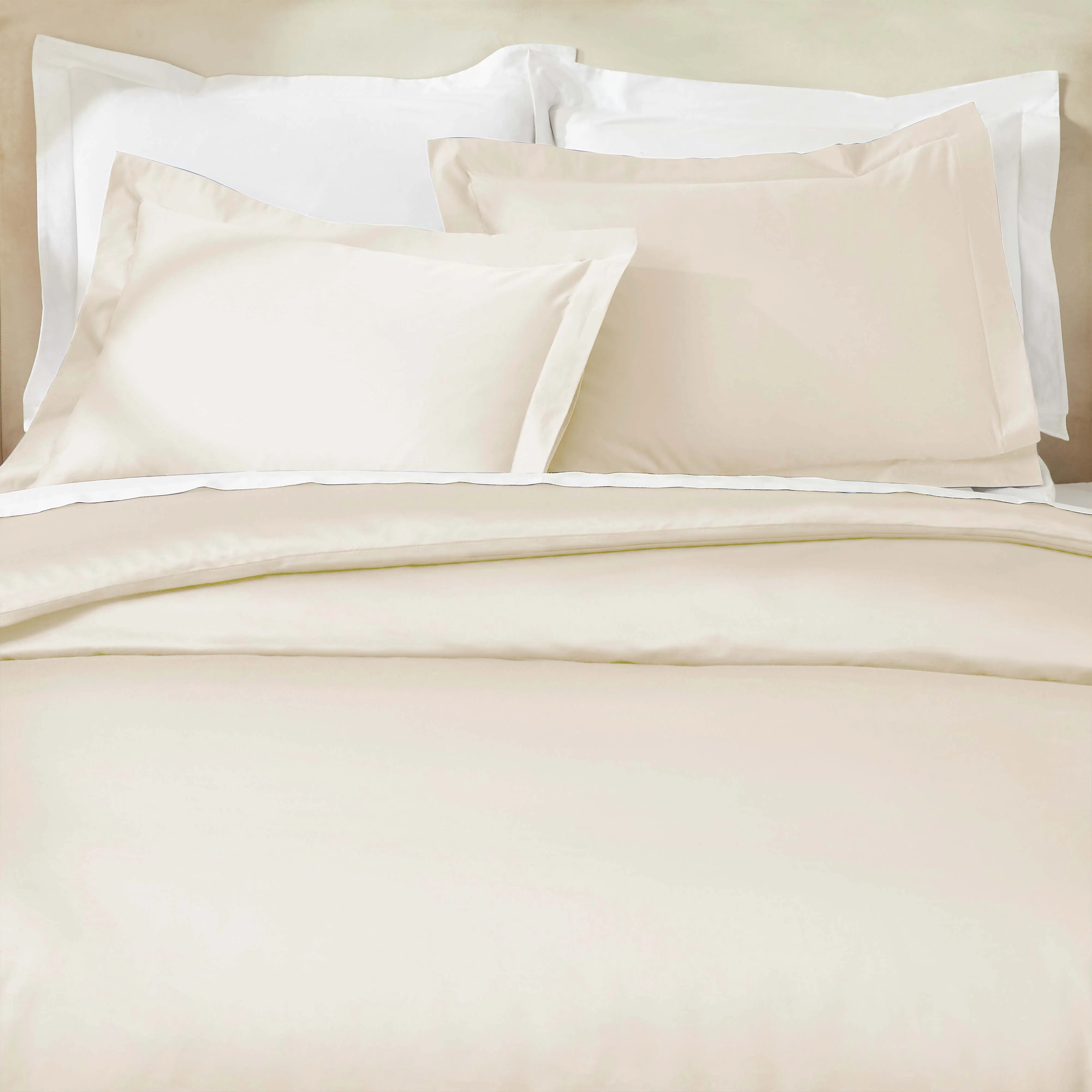 850 Thread Count Cotton Solid Luxury 3 Piece Duvet Cover Set