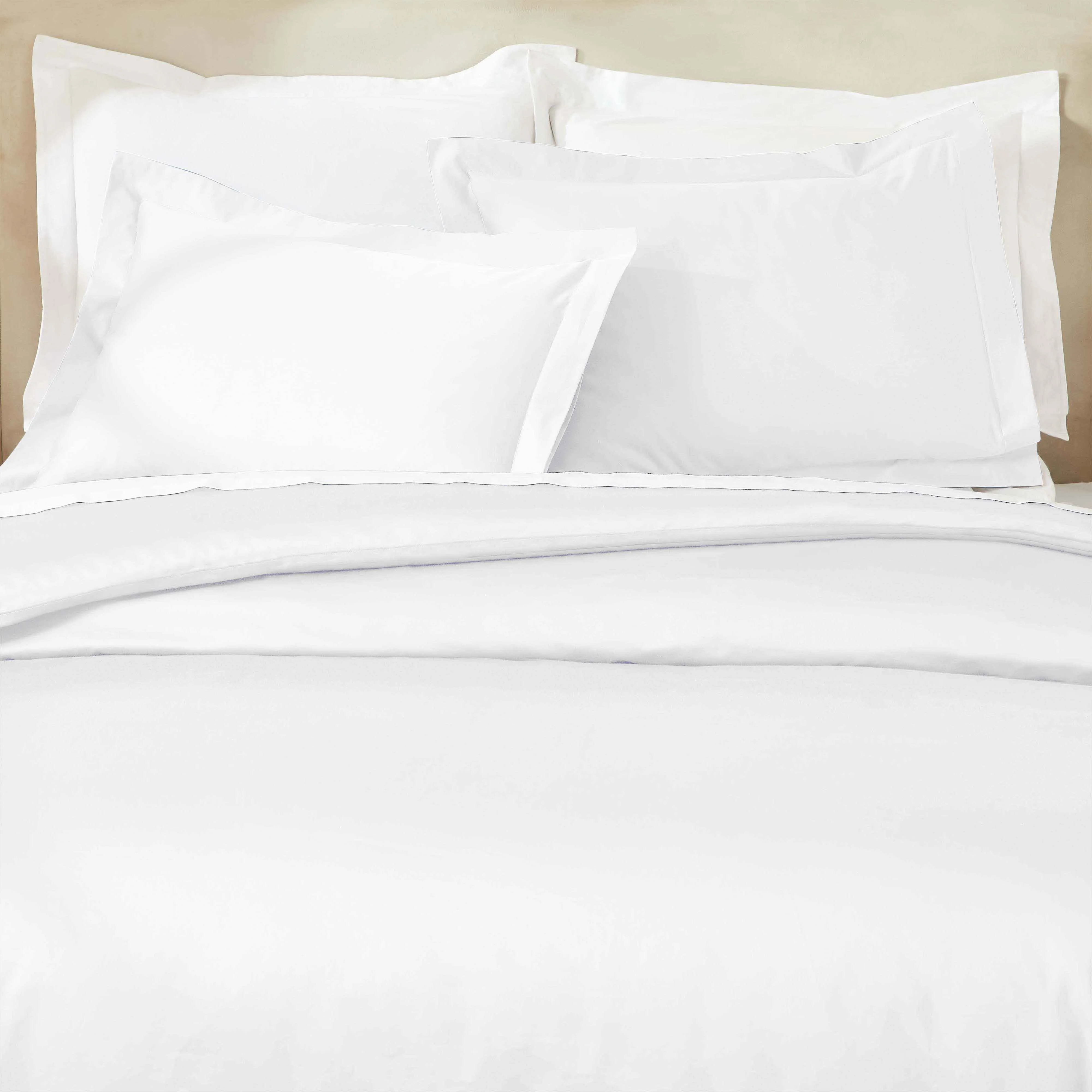 850 Thread Count Cotton Solid Luxury 3 Piece Duvet Cover Set