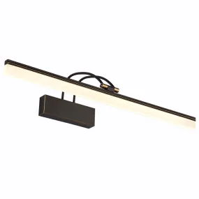 Acrylic LED Swing Arm Vanity Mirror Light - Minimalist Bathroom Wall Fixture