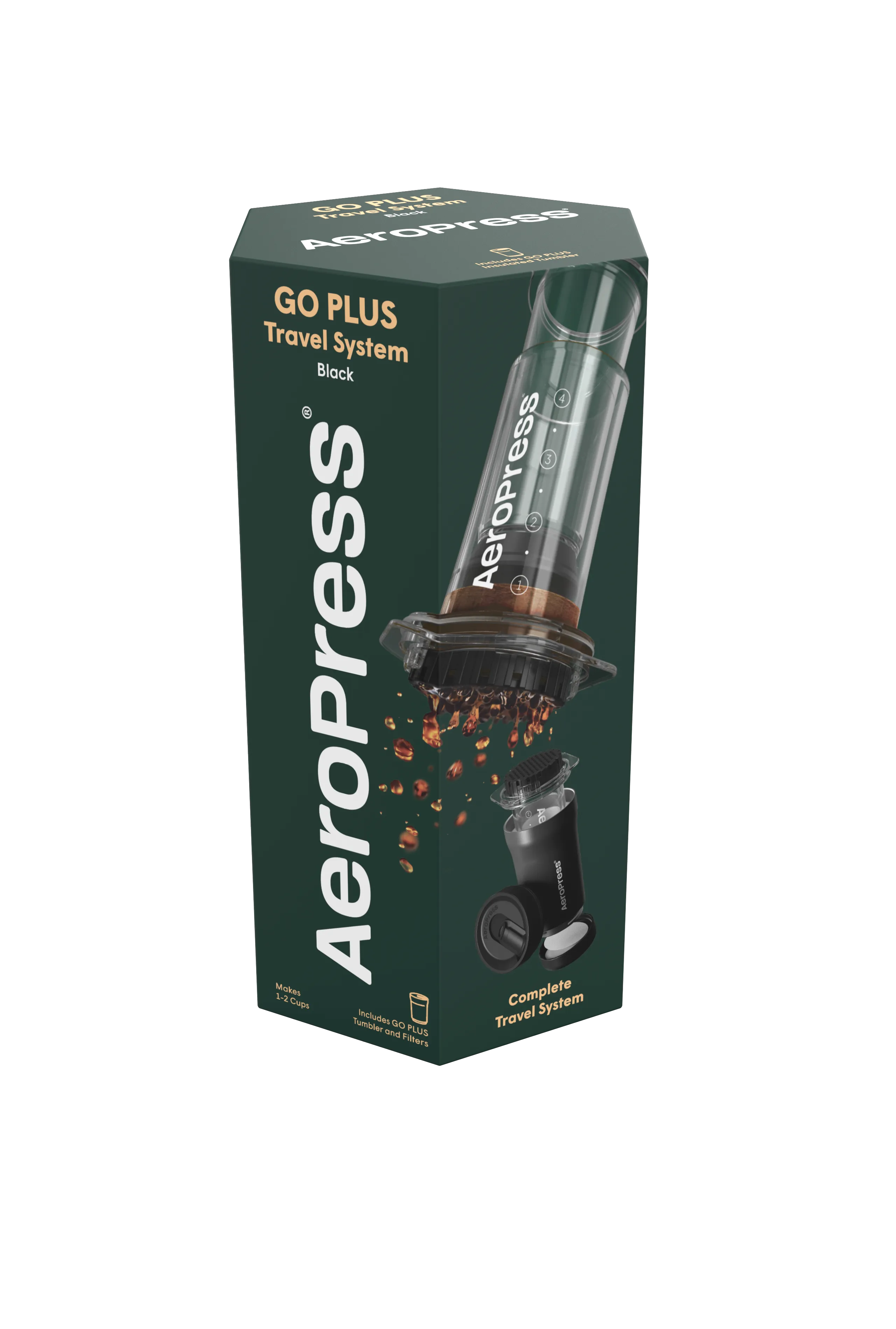 AeroPress Coffee Maker - Go Plus Travel System