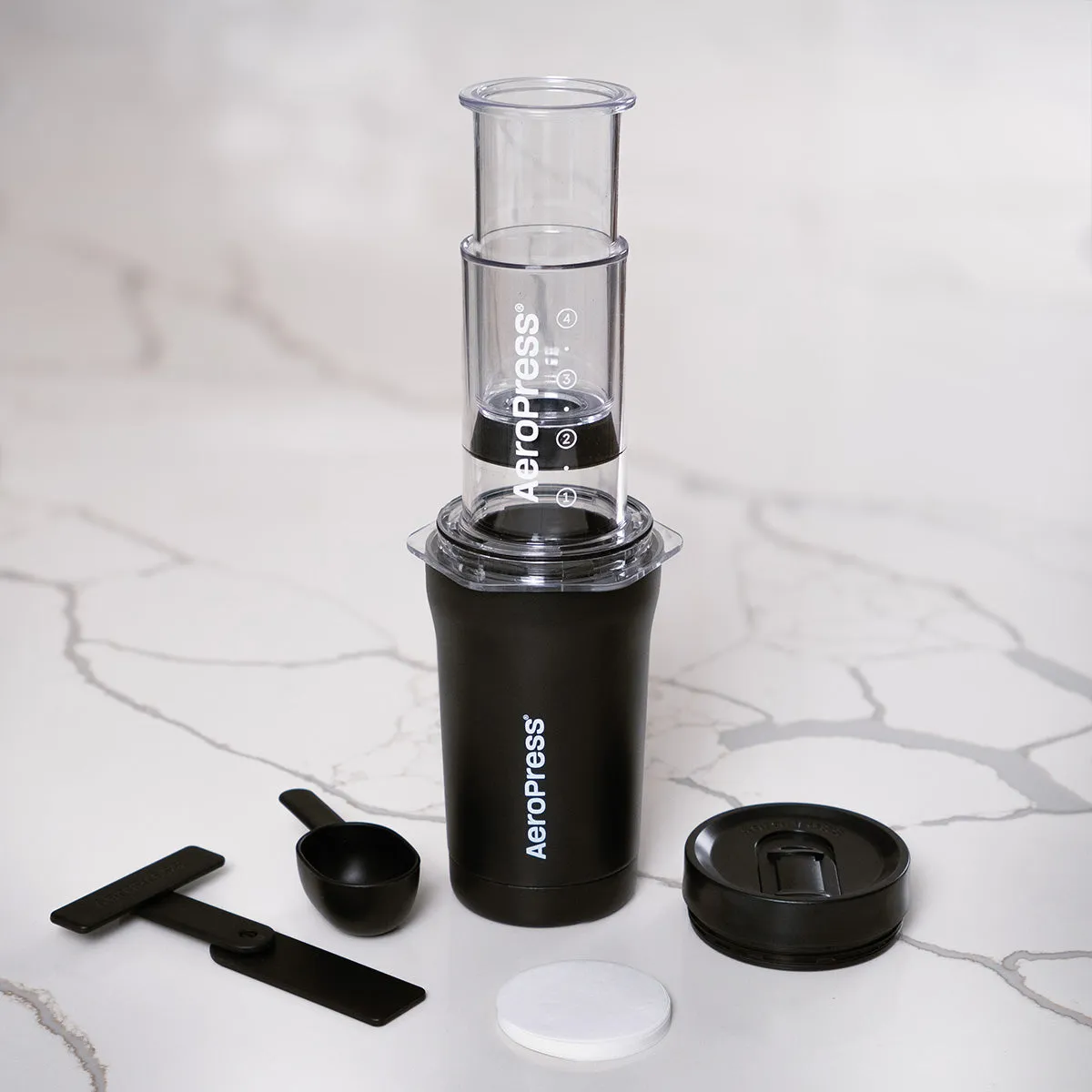 AeroPress Coffee Maker - Go Plus Travel System