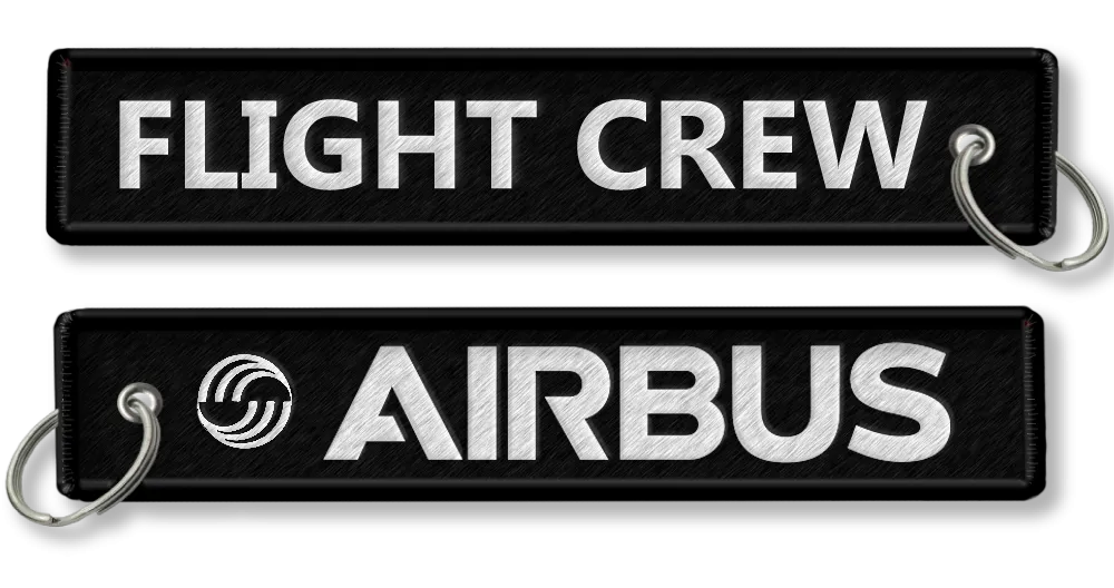 AIRBUS-Flight Crew Embroidered Keyring