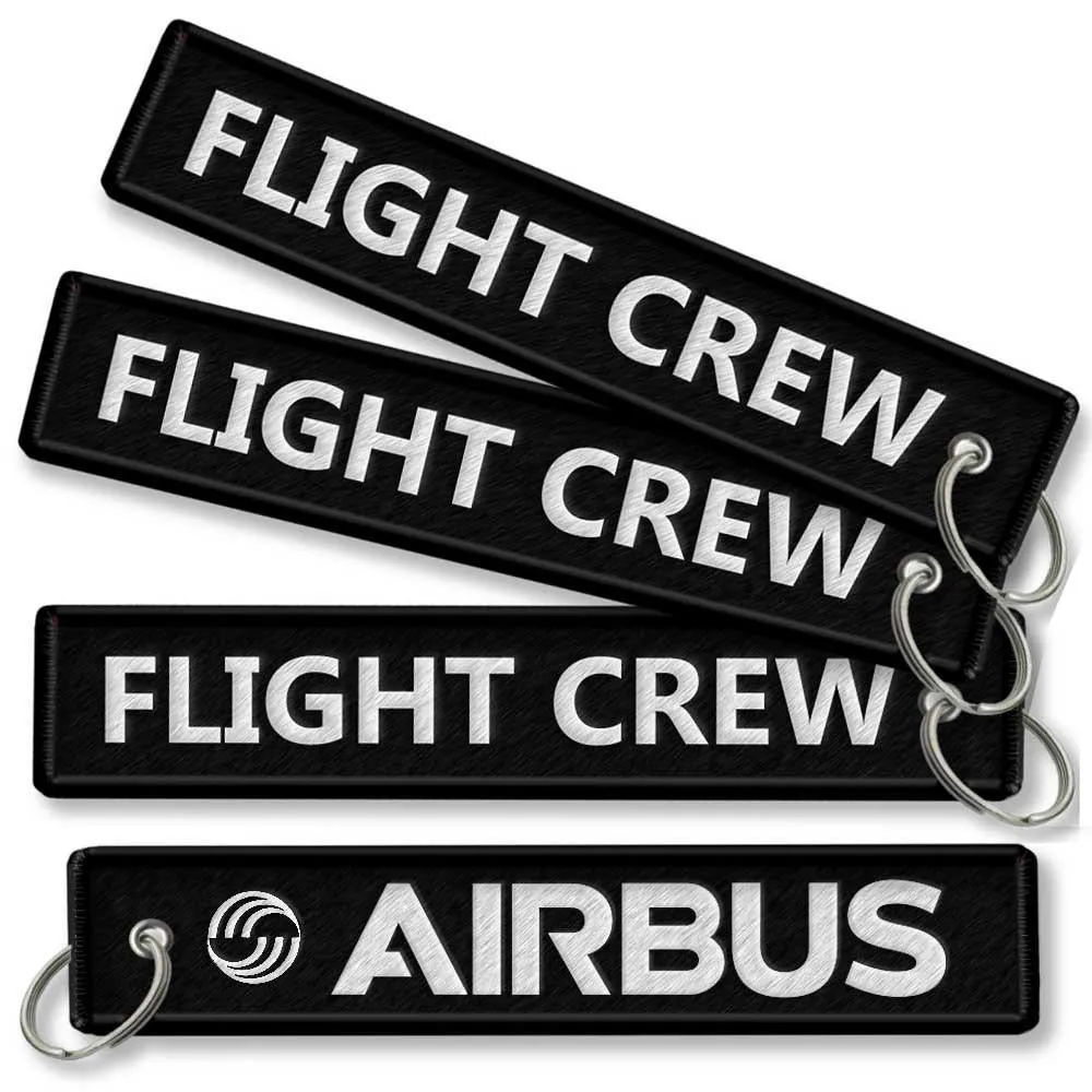 AIRBUS-Flight Crew Embroidered Keyring