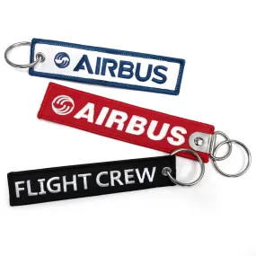 AIRBUS-Flight Crew Embroidered Keyring