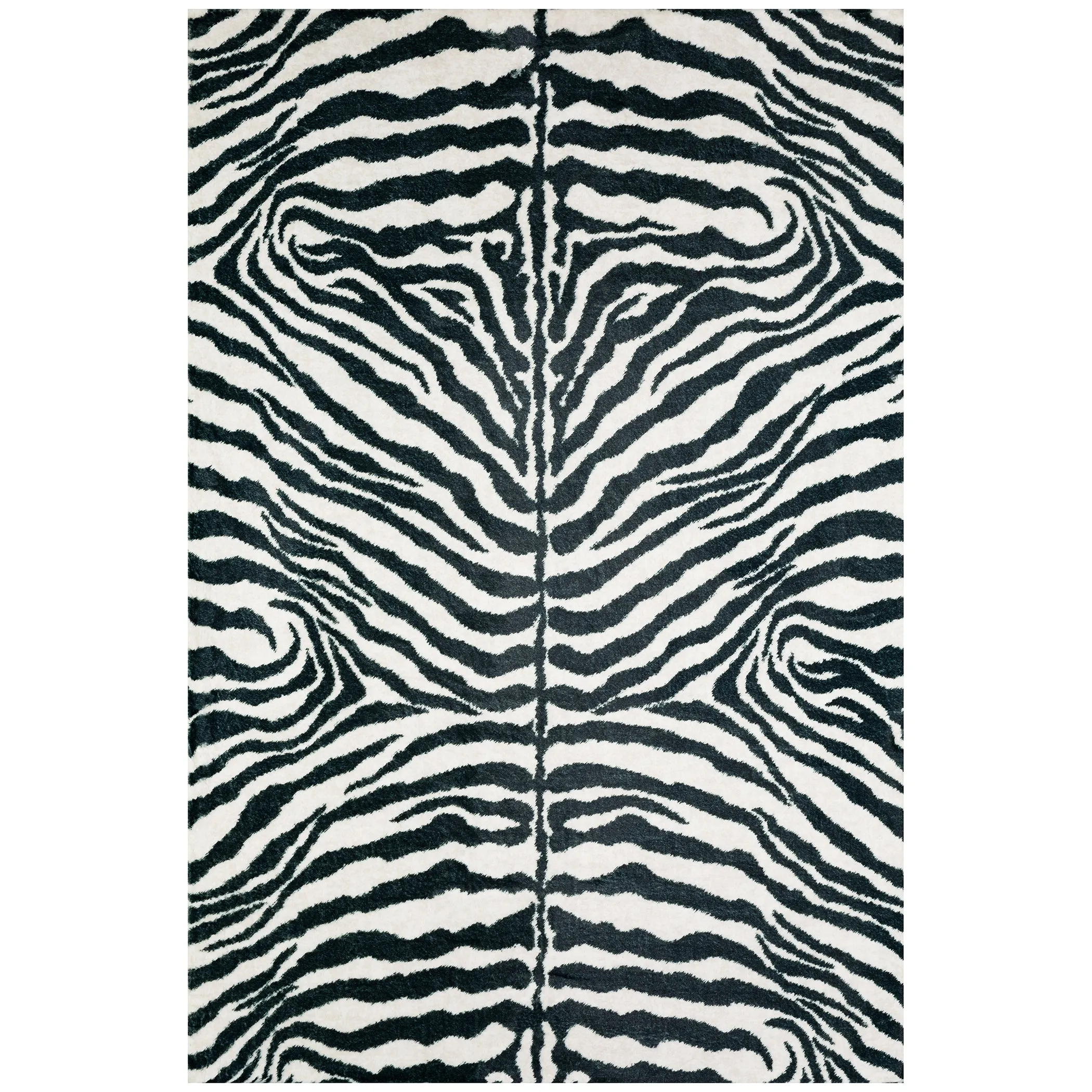 Akina Ultra-Soft 100% Polyester Shag Rug with Authentic Animal Print - Family & Pet Friendly Design