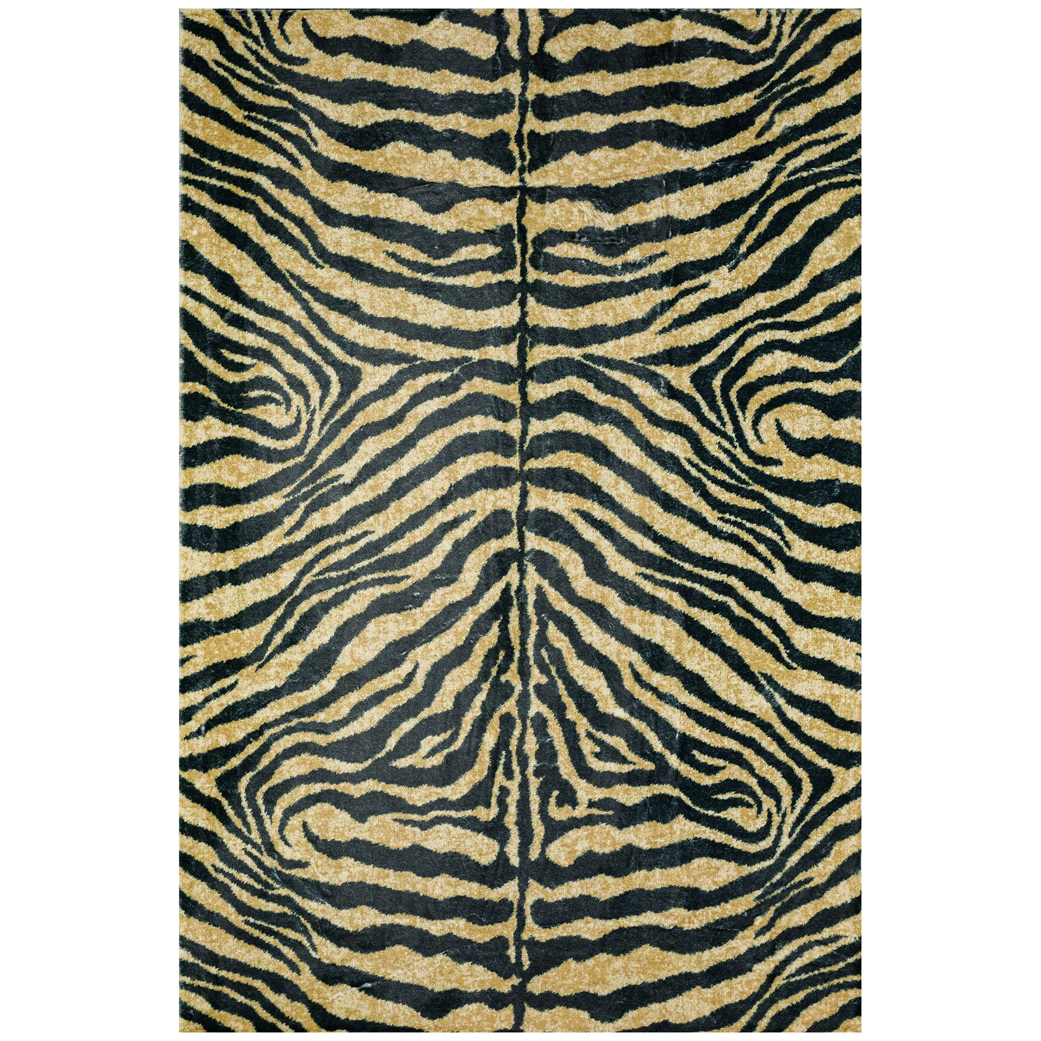 Akina Ultra-Soft 100% Polyester Shag Rug with Authentic Animal Print - Family & Pet Friendly Design