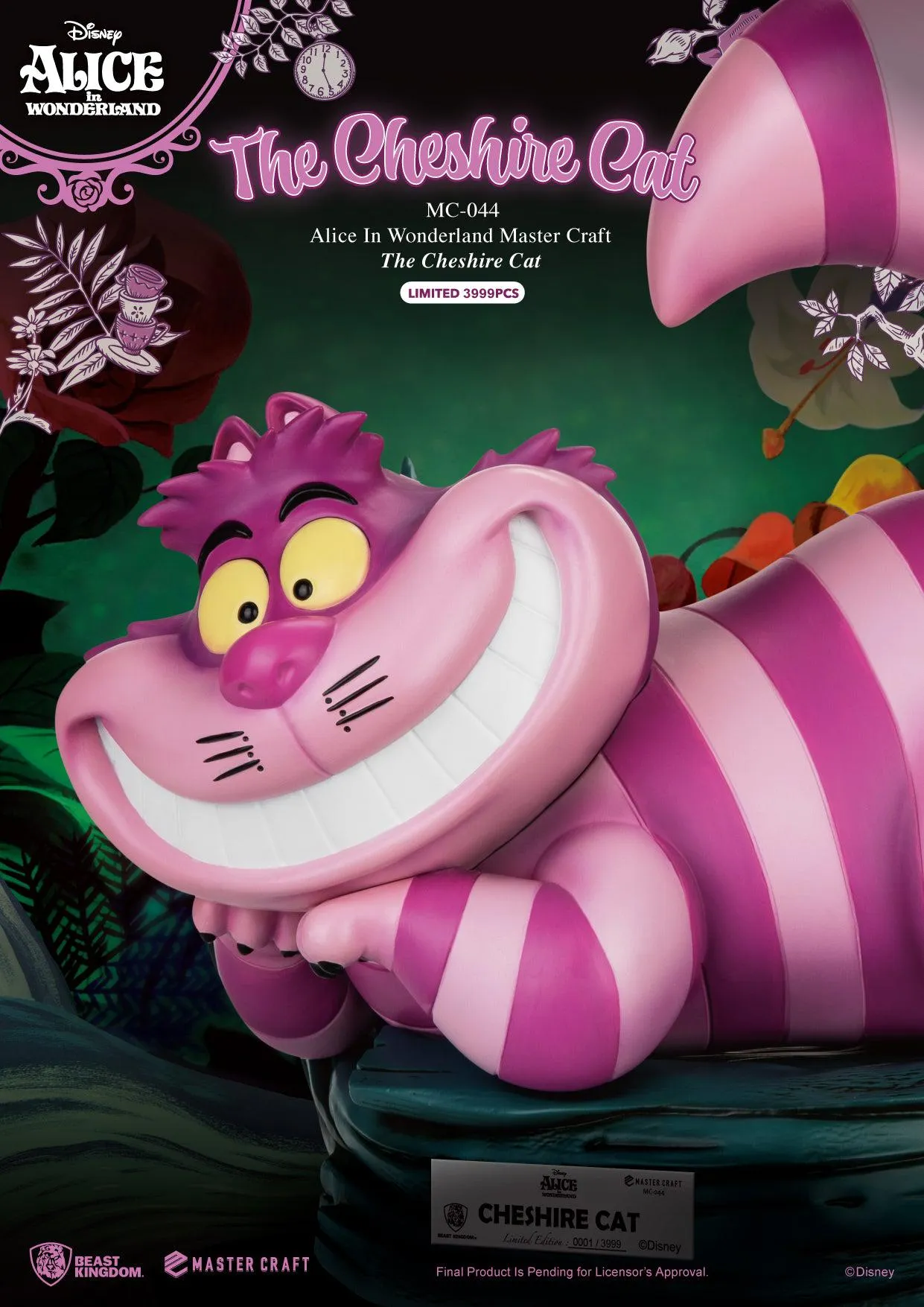 Alice in Wonderland - Cheshire Cat Statue