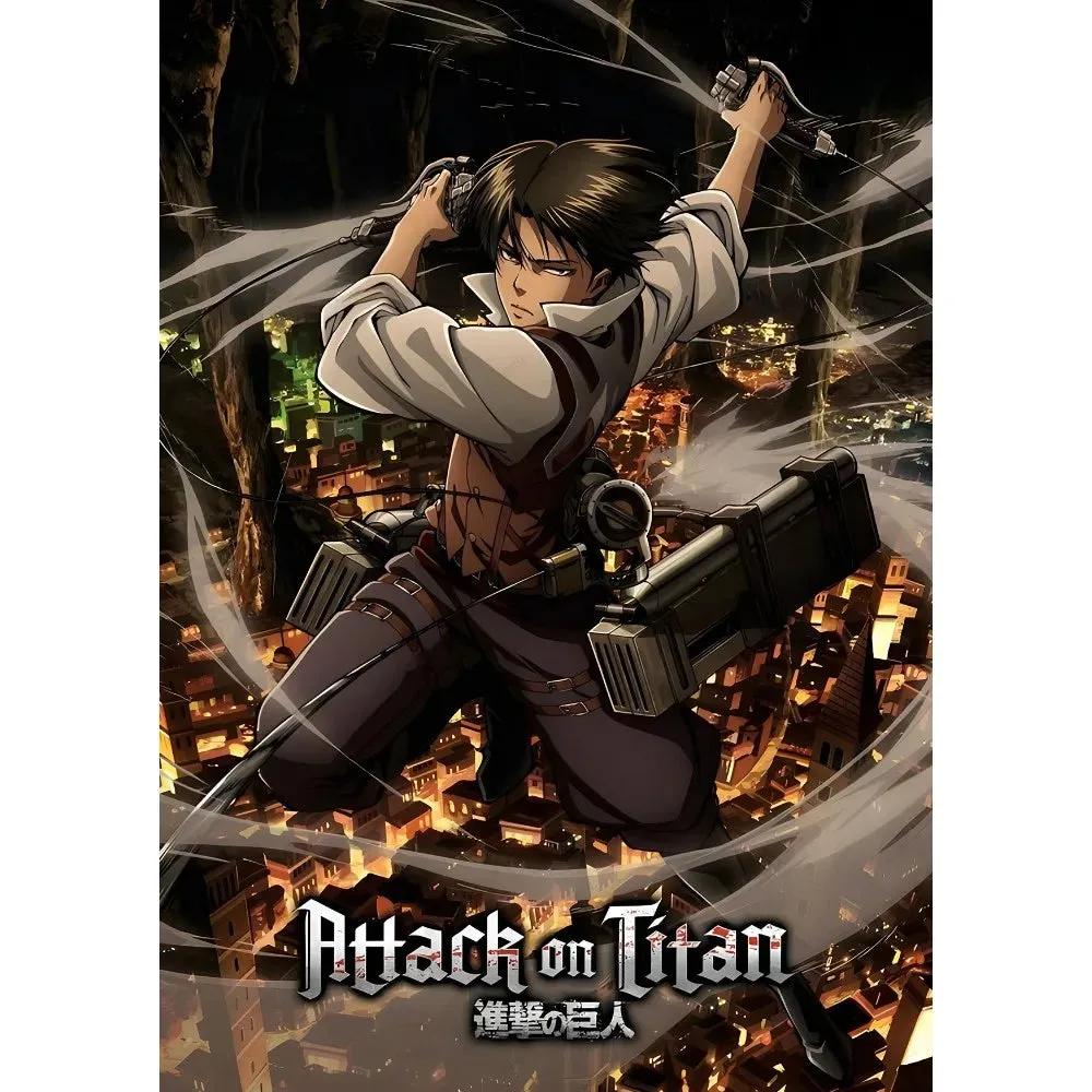 Anime Attack on Titan Poster - Waterproof Wall Art