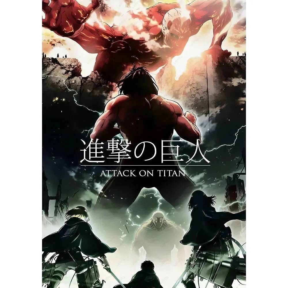 Anime Attack on Titan Poster - Waterproof Wall Art