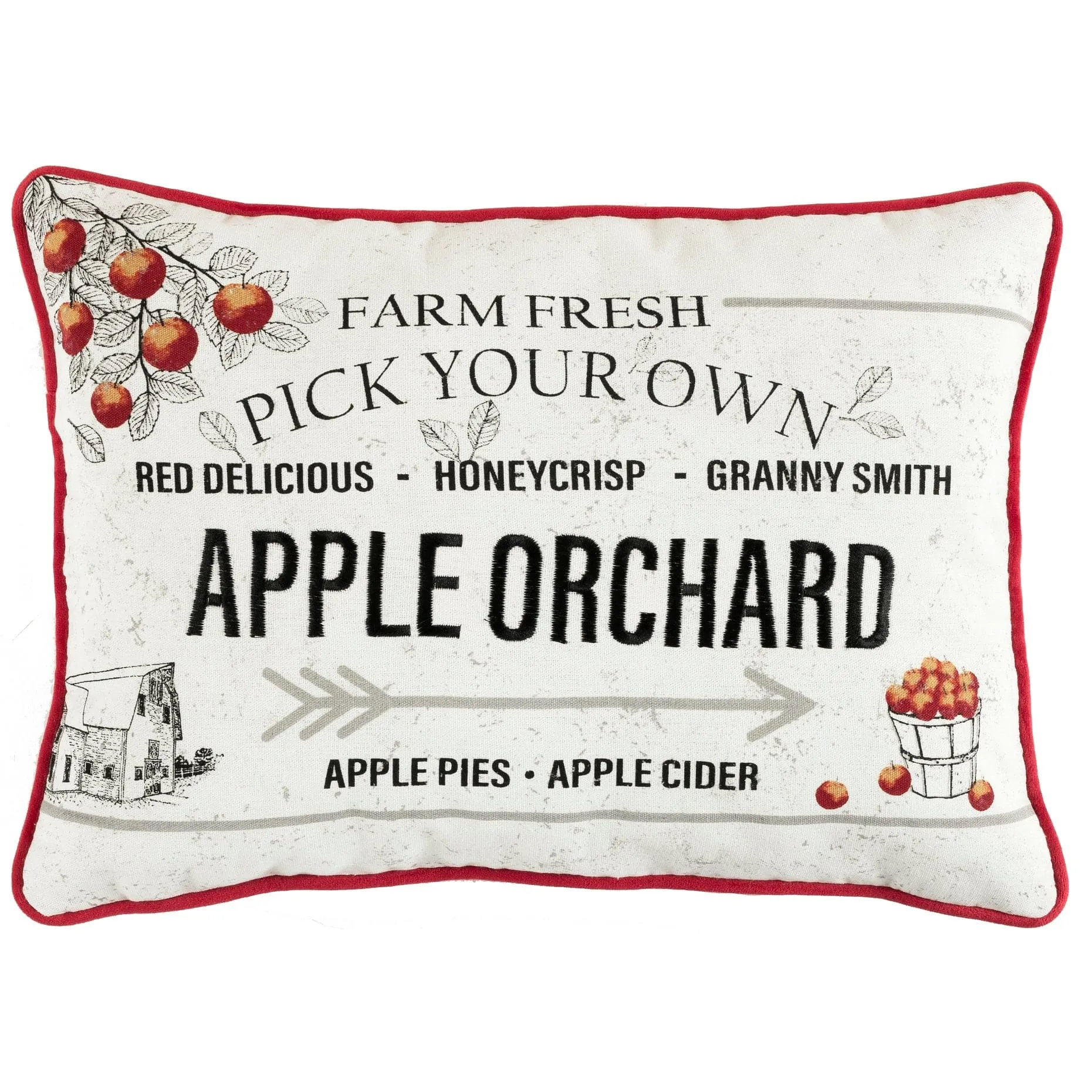 Apple Orchard Decorative Throw Pillow