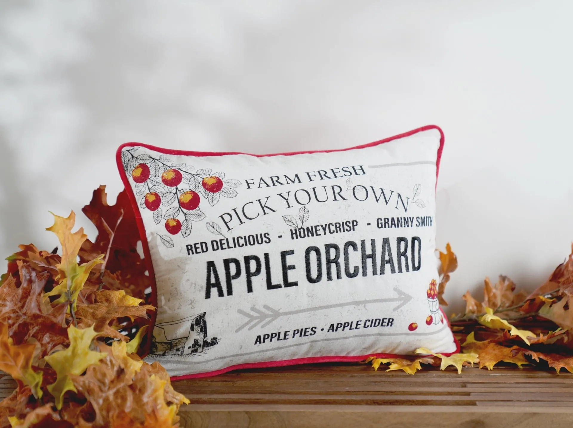 Apple Orchard Decorative Throw Pillow