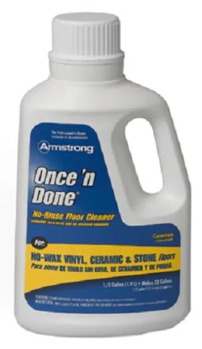 Armstrong 330806 1/2 Gallon Of Once N Done Concentrated Floor Cleaner - Quantity of 2