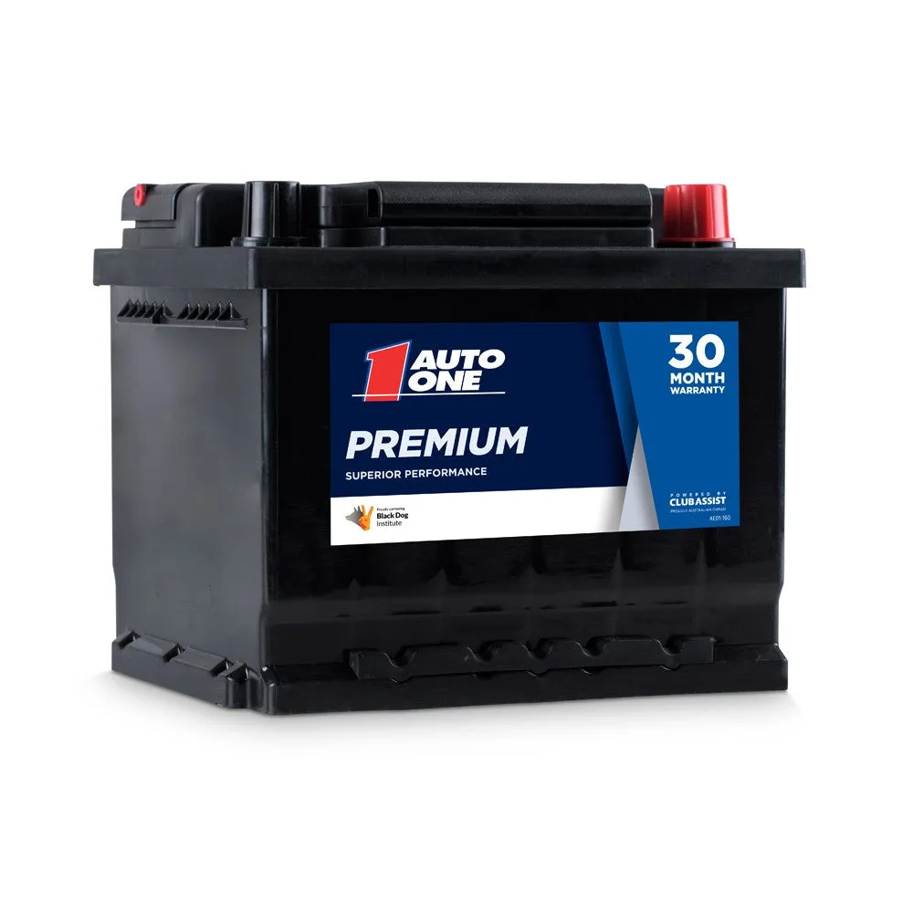 Auto One 3372 Premium Calcium Maintenance-Free 12V Battery (DIN44L Size, 430CCA, 71RC, 45Ah)