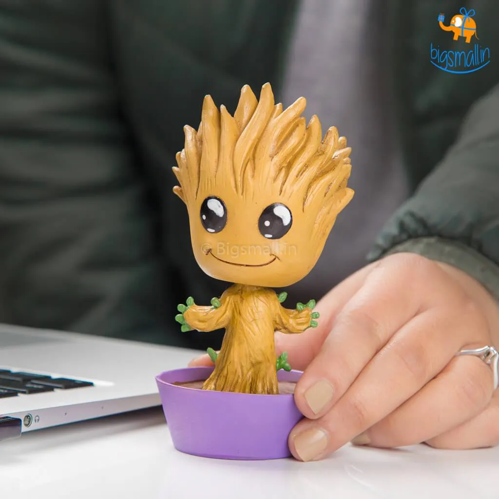 Baby Groot Resin Bobble Head