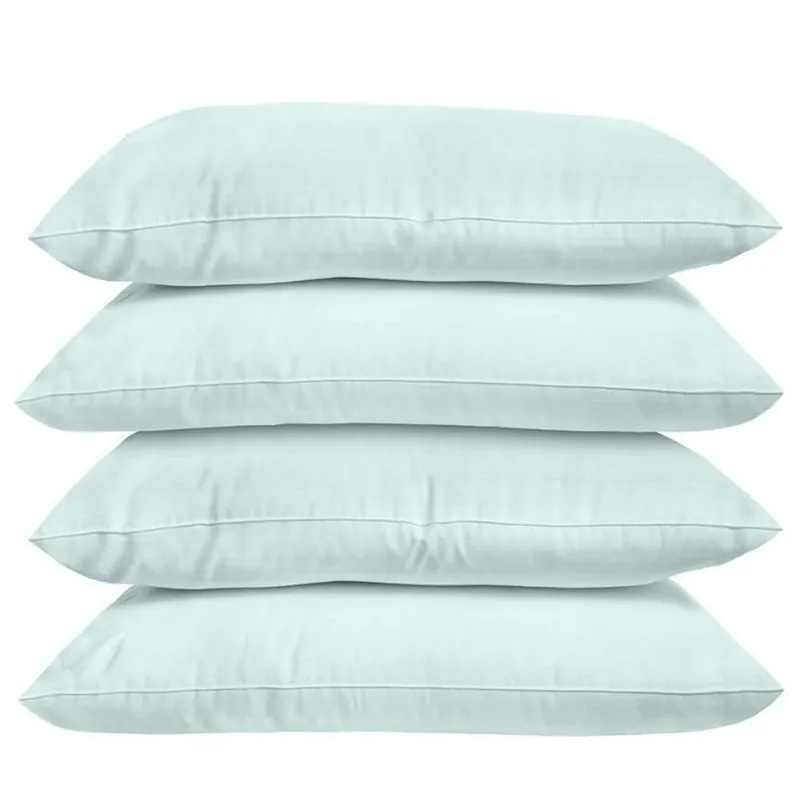 Bambury Plain Dyed Sea Foam Standard Pillowcase 4 Pack