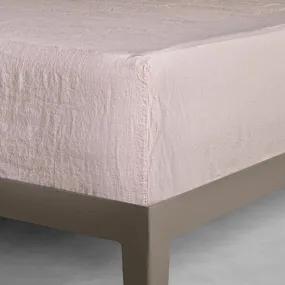 Basix Linen Fitted Sheet - Floss