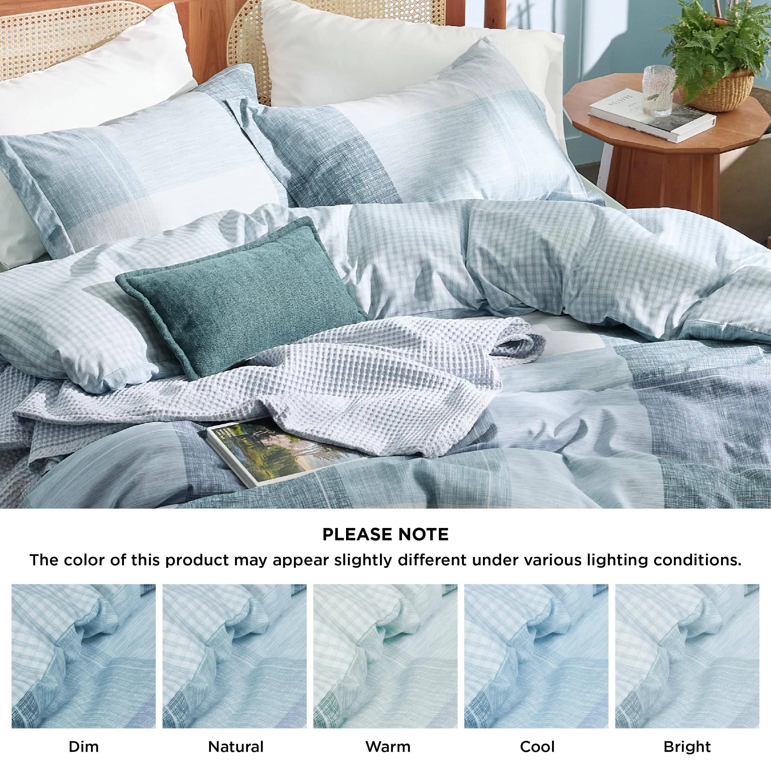 Bedsure Microfiber Duvet Cover Set Twin