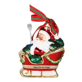 Big Green Egg 127617 Santa’s Sleigh Ornament