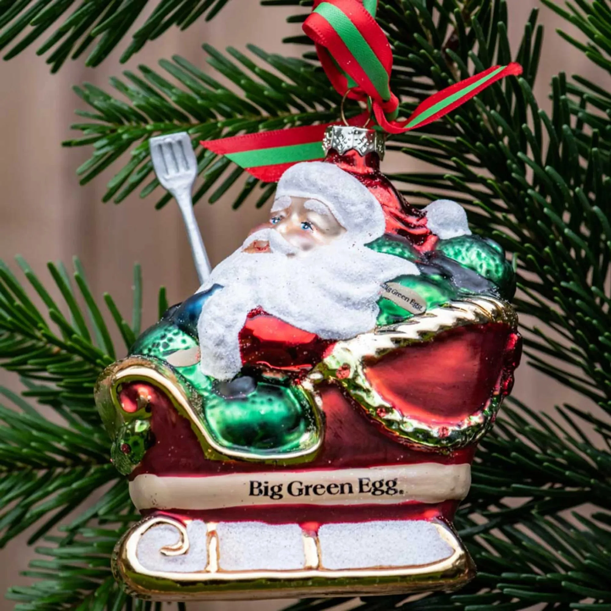 Big Green Egg 127617 Santa’s Sleigh Ornament