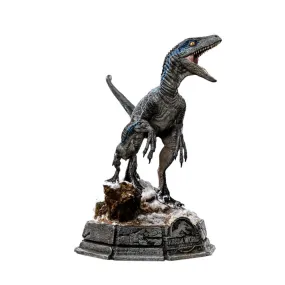 Blue and Beta Jurassic World Dominion Deluxe Art Scale 1/10 Statue by Iron Studios