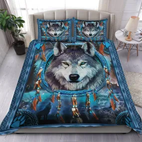 Blue Wolf Native American Bedding Set WCS