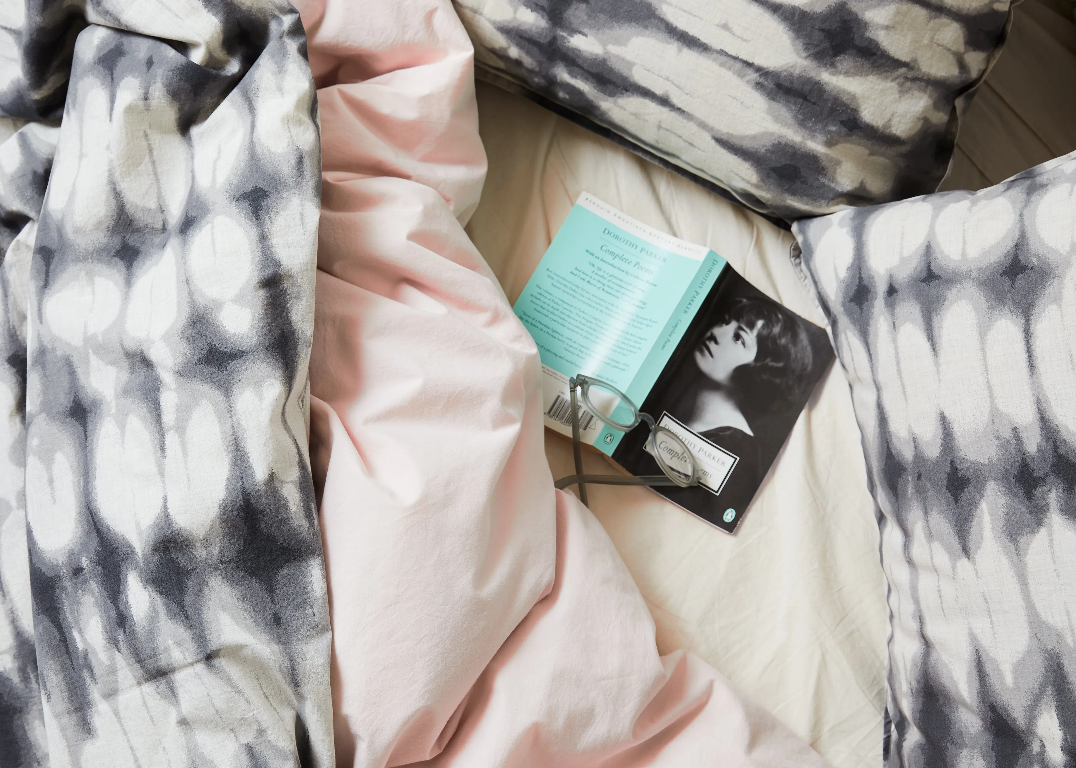 Blush Chambray Duvet Cover