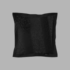 'Blvck x Keith Haring' Square Pillowcase