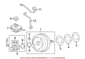 BMW Brake Vacuum Hose – Upper 11667602020