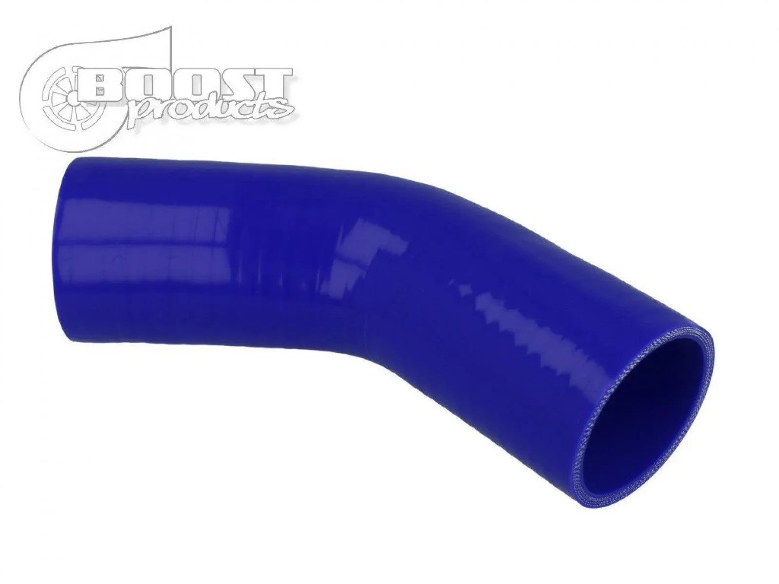 BOOST Products Silicone Elbow 45 Degrees, 80mm (3-1/8") ID, Blue