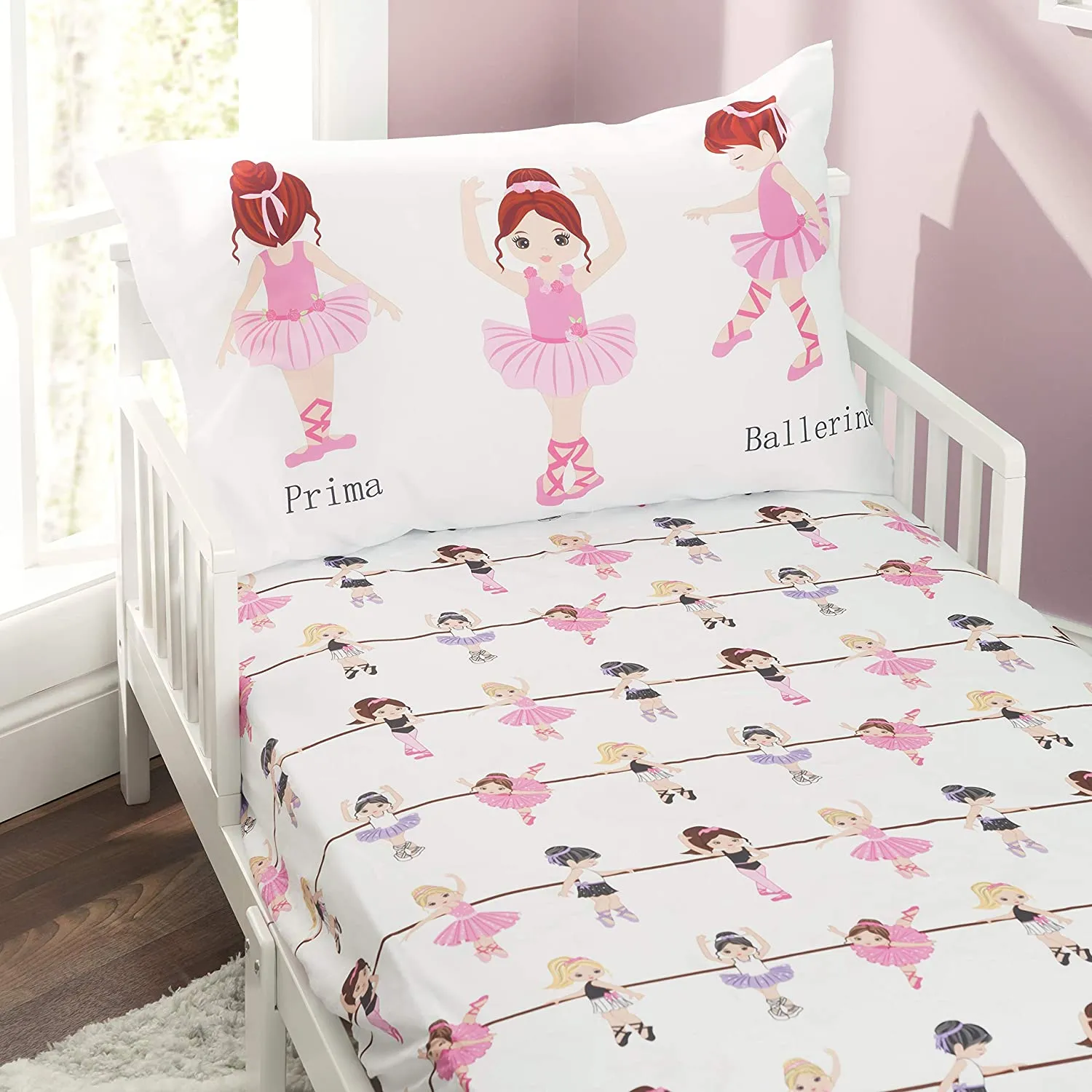 Born to Dance Ballerina 3-Piece Toddler Sheet Set