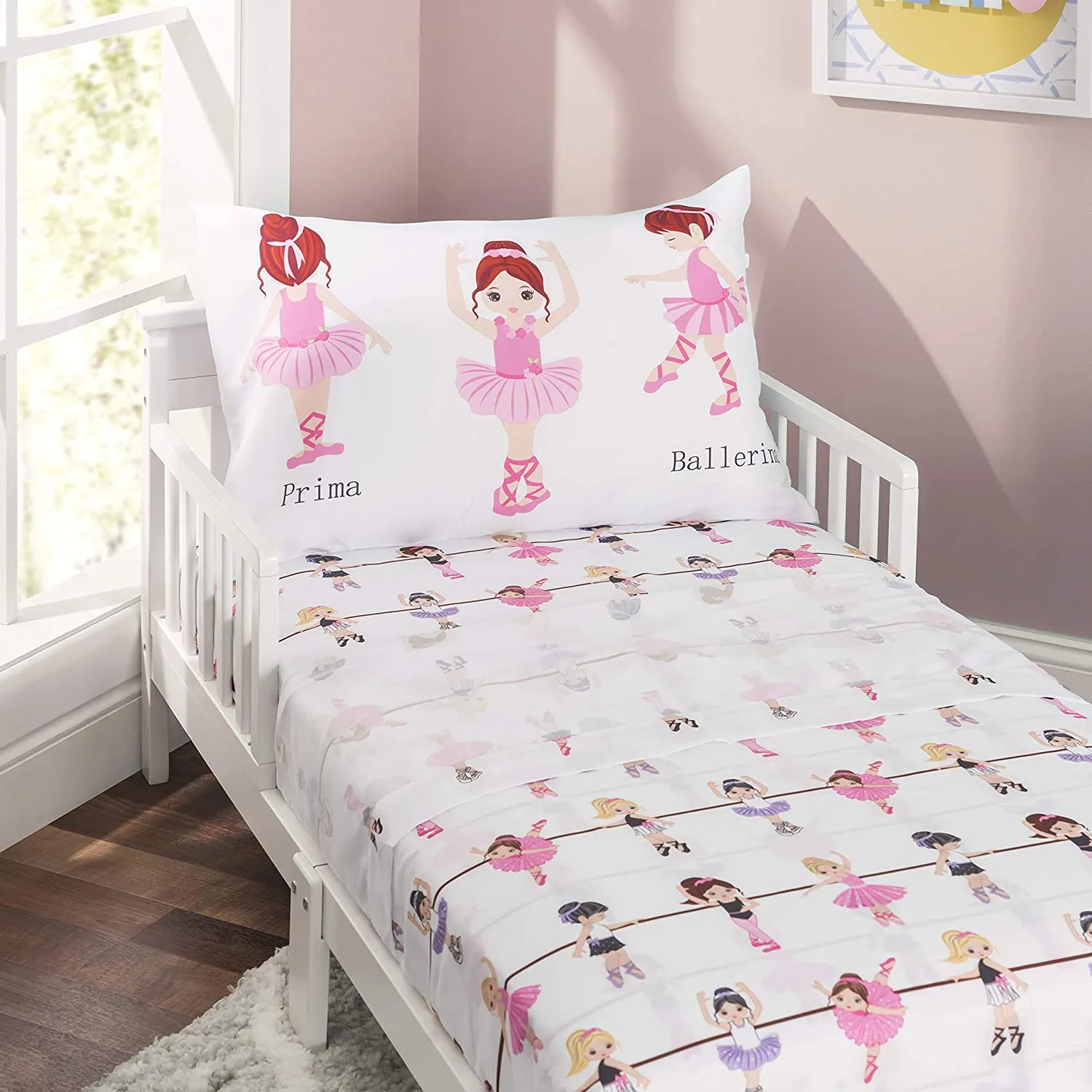 Born to Dance Ballerina 3-Piece Toddler Sheet Set