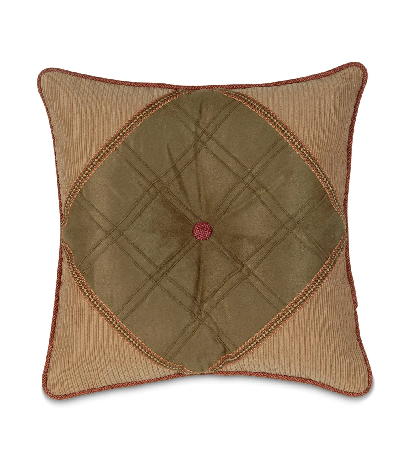 Burma Tufted Throw Pillow Cover 18x18