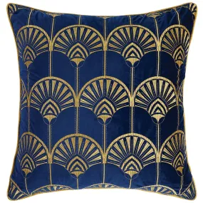 Cairo Gold Velvet European Pillowcase by Davinci